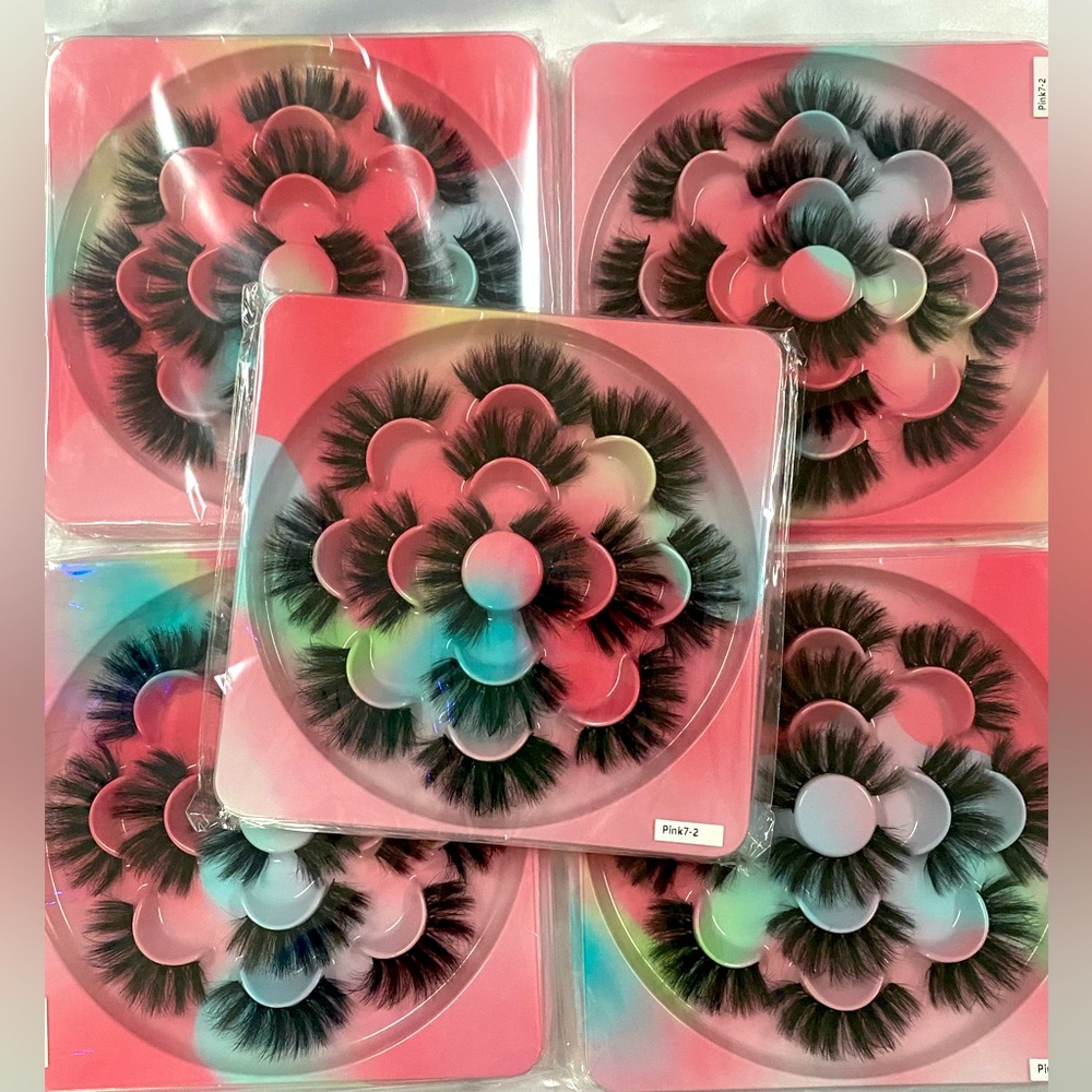 5 boxes/ 35 pairs mink eyelashes